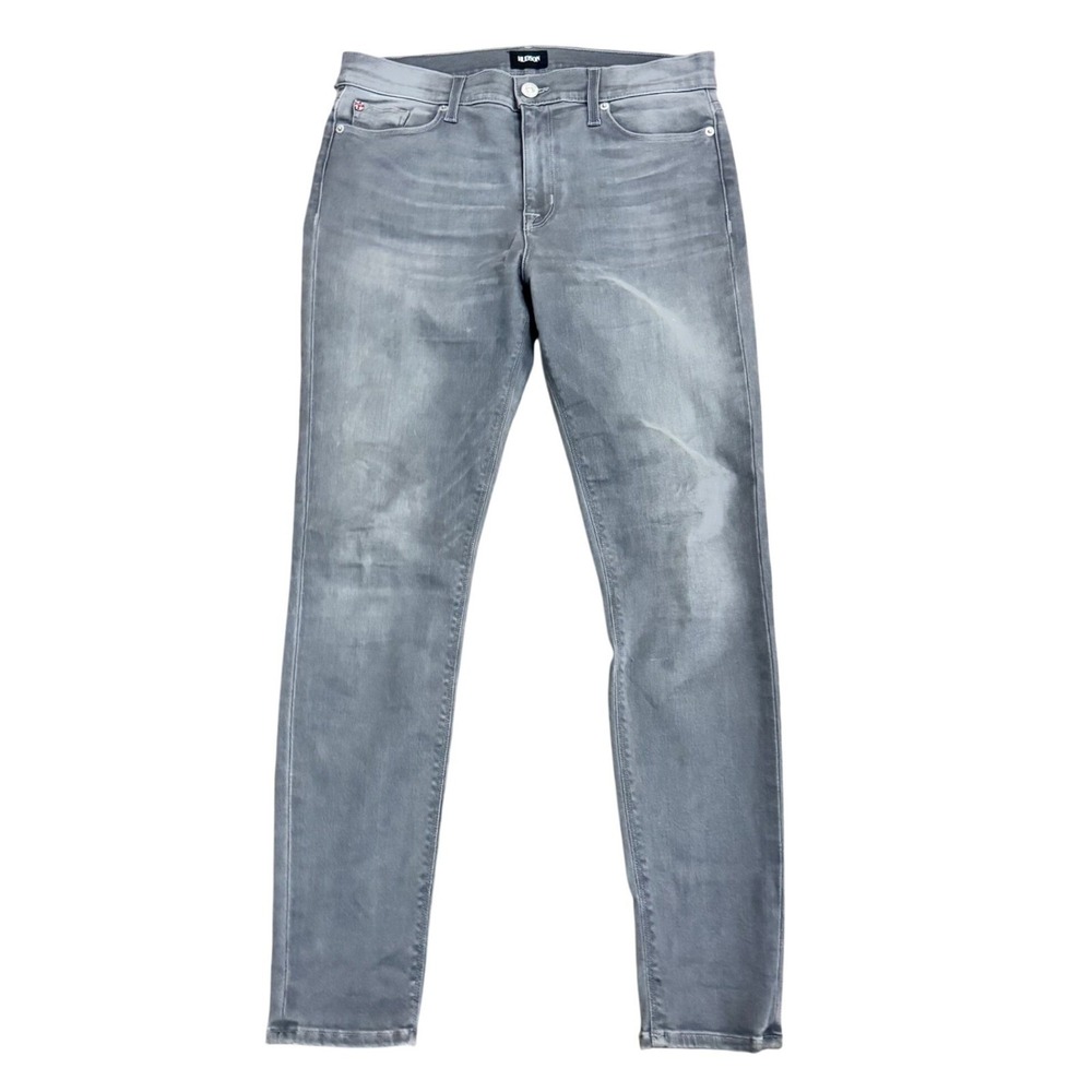 Hudson Nico Midrise Super Skinny Jeans Women's Size 28 Gray Stretch